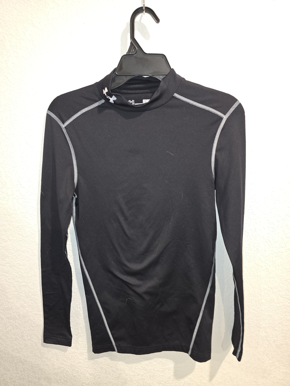 Under Armour ColdGear Men's Small Compression Mock Neck Long Sleeve Shirt - Blac